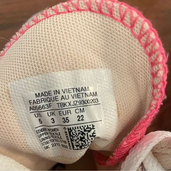 Converse All Star Chuck Taylor Lift Platform Canvas Size 5 Hot Pink - Picture 8 of 9